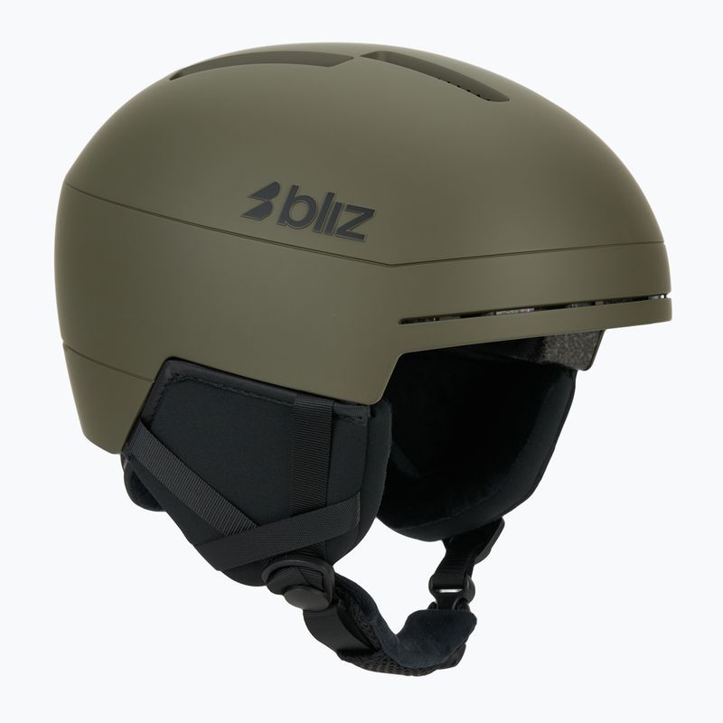 Lyžařská helma Bliz S002 matte camo green