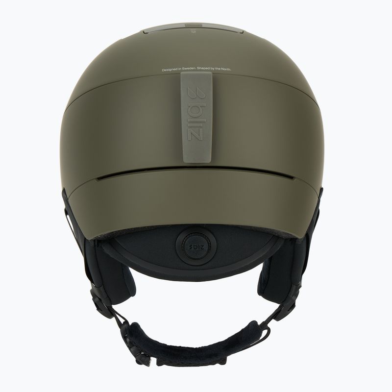 Lyžařská helma Bliz S002 matte camo green 4