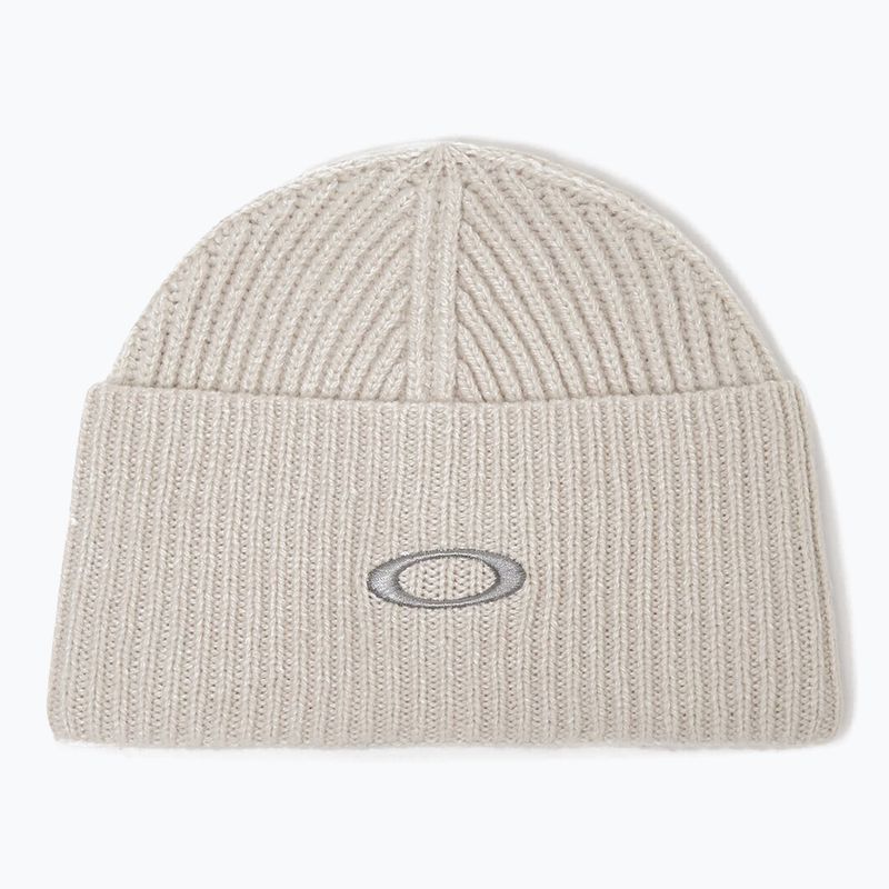 Zimní čepice Oakley Ellipse Ribbed Beanie mist/cement