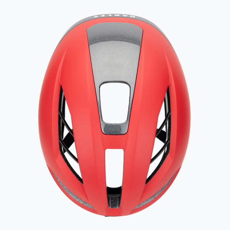 Cyklistická helma Oakley Velo Stelvio EU black/red pro 6