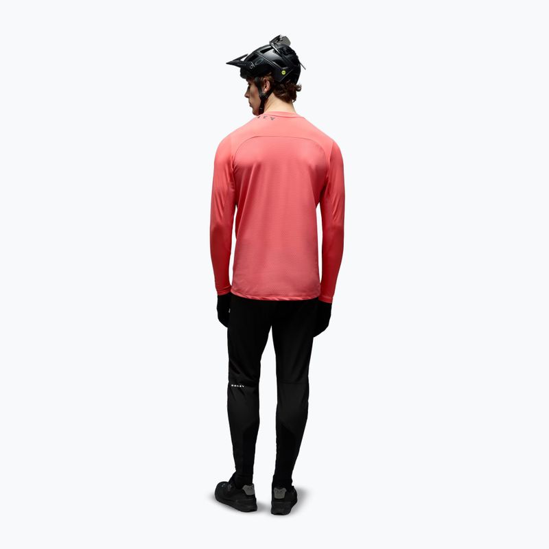 Pánské cyklistické triko Longsleeve Oakley Free Ride RC paloma 3