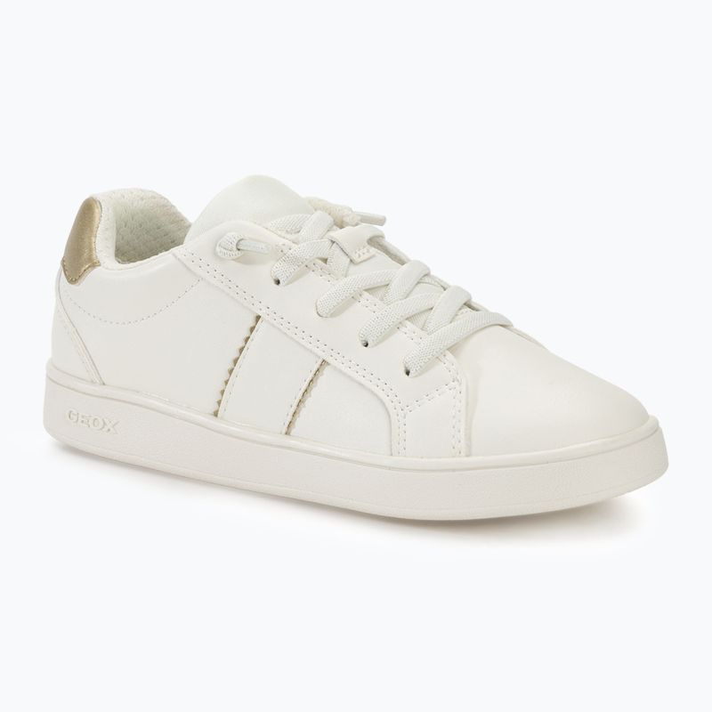 Boty junior Geox Eclyper white/platinum