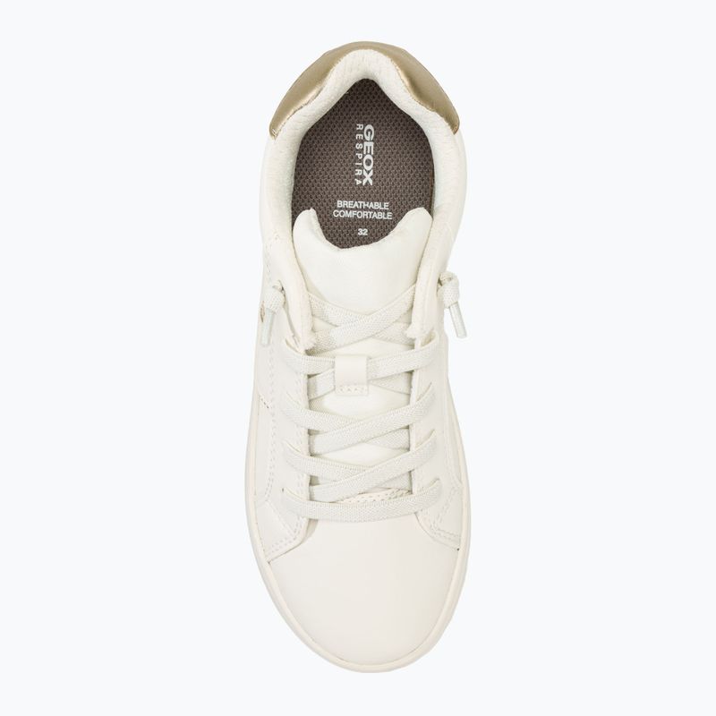 Boty junior Geox Eclyper white/platinum 5
