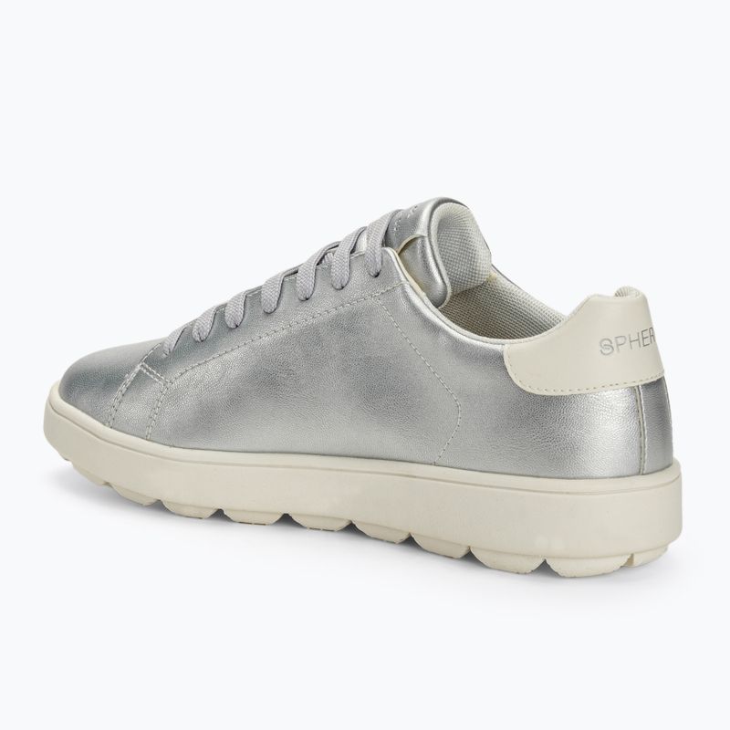 Dámské boty Geox Spherica Ecub-1 silver/optic white 4