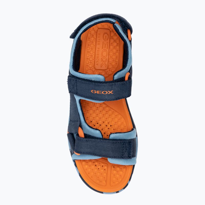 Juniorské sandály Geox Borealis j.blue/ocean blue 5