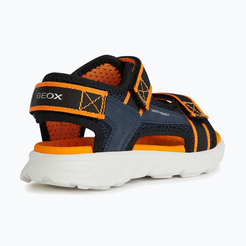 Juniorské sandály Geox Airadyum ocean blue/orange 8