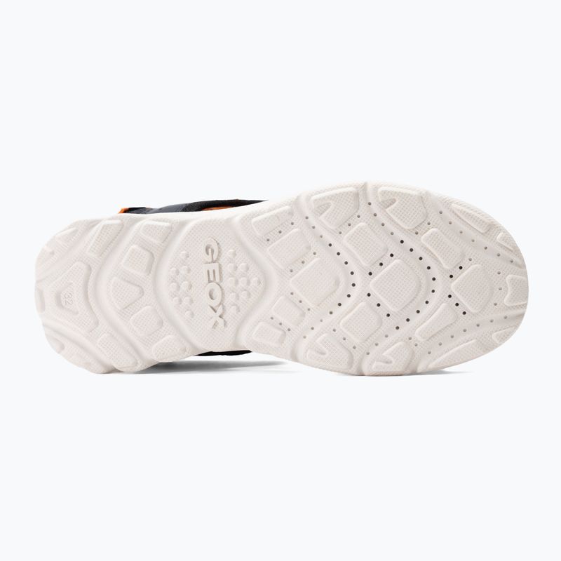 Juniorské sandály Geox Airadyum ocean blue/orange 4
