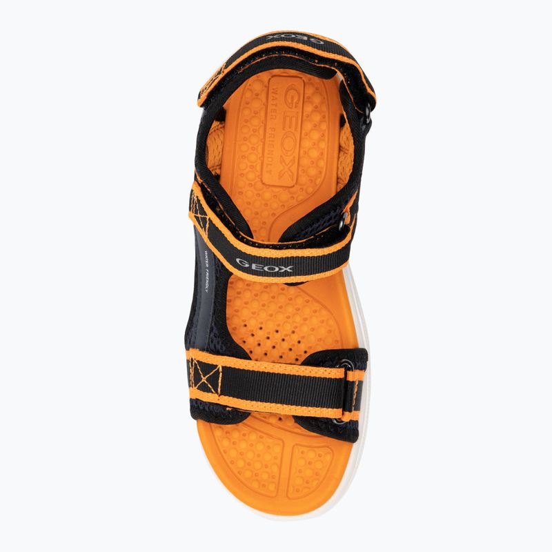 Juniorské sandály Geox Airadyum ocean blue/orange 5