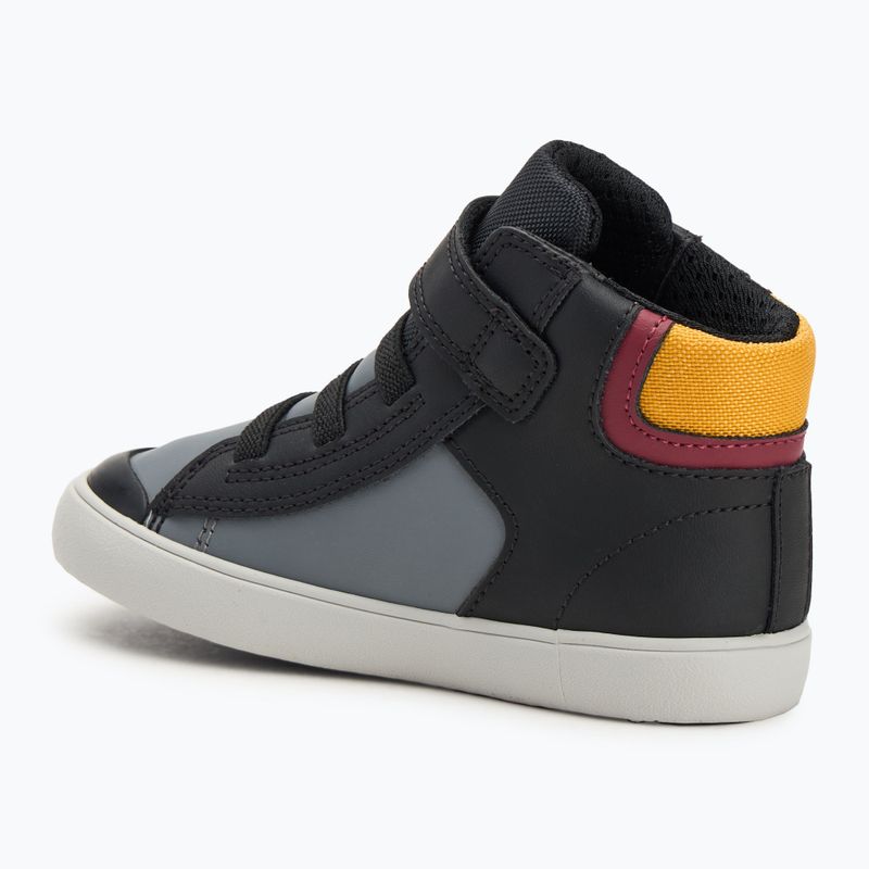 Dětské boty Geox Gisli black/burgundy 3