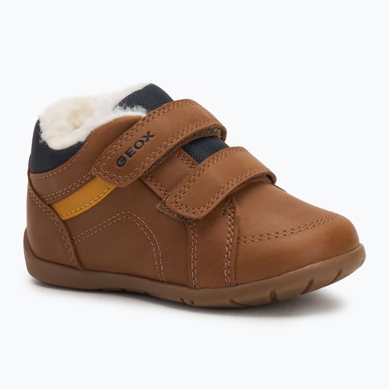 Dětské boty Geox Elthan tobacco / dark yellow