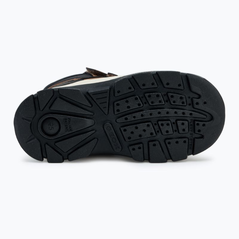 Dětské boty Geox Flantil ABX tobacco/black 4