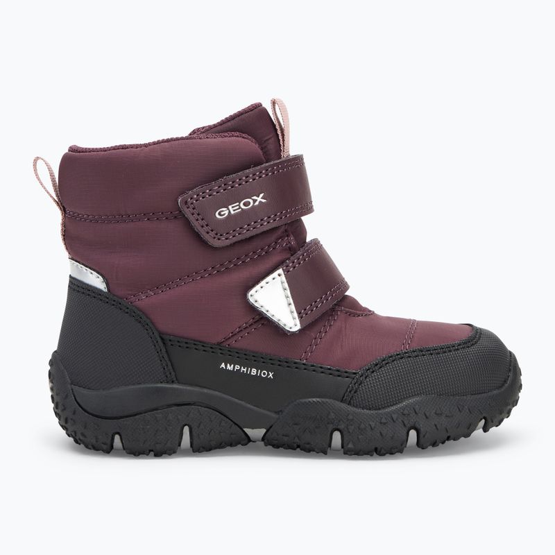 Dětské sněhule Geox Baltic ABX dark burgundy/black 2