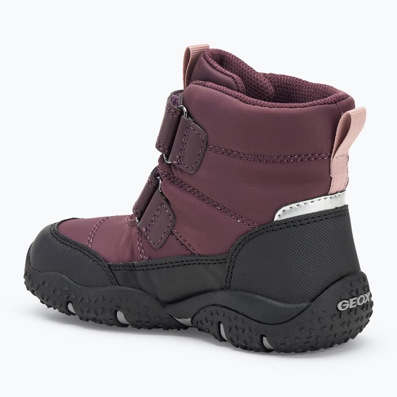 Dětské sněhule Geox Baltic ABX dark burgundy/black 3
