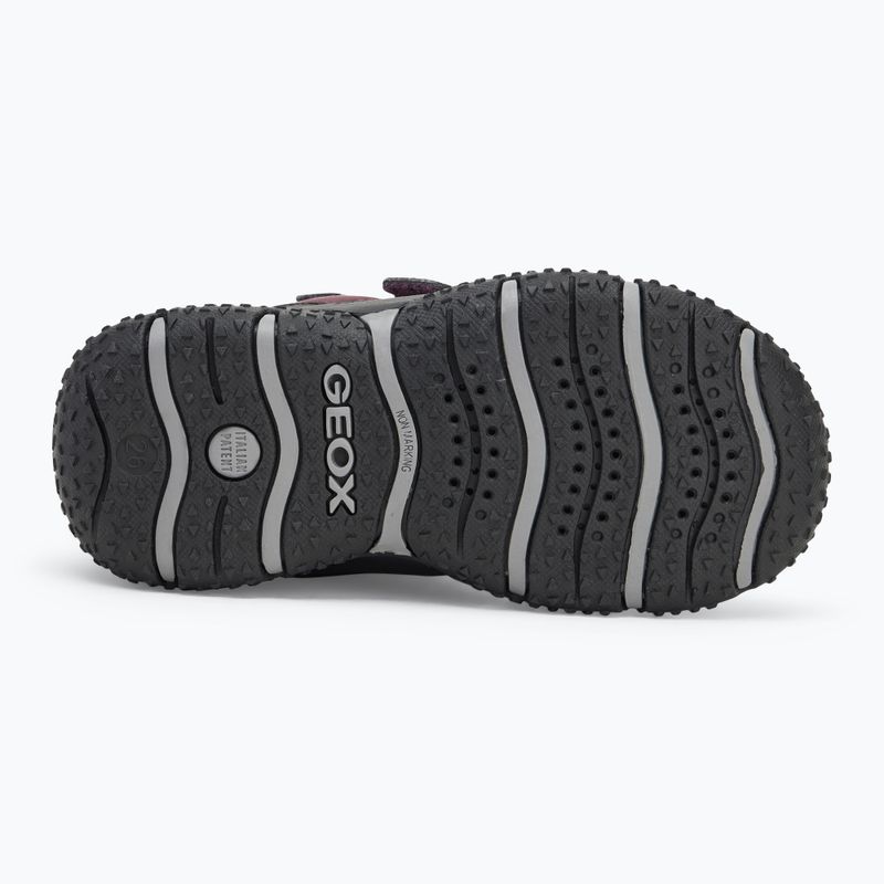 Dětské sněhule Geox Baltic ABX dark burgundy/black 4