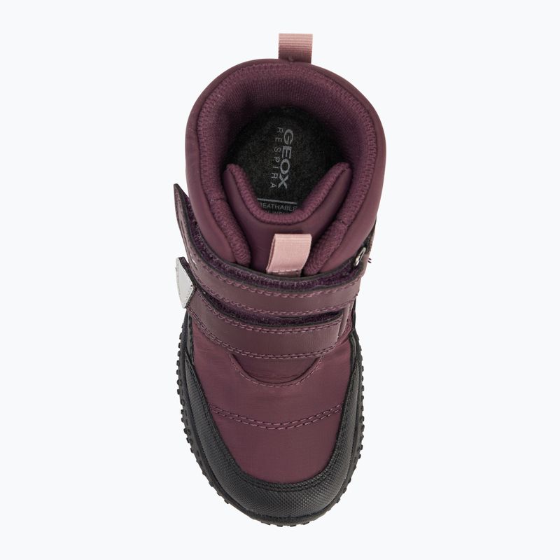 Dětské sněhule Geox Baltic ABX dark burgundy/black 5