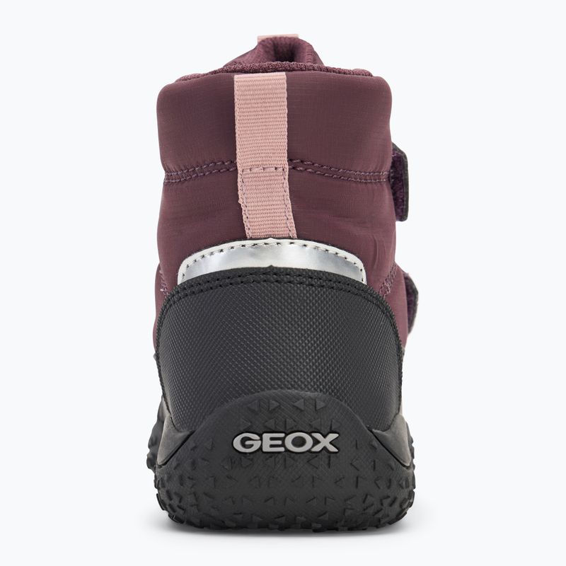 Dětské sněhule Geox Baltic ABX dark burgundy/black 6