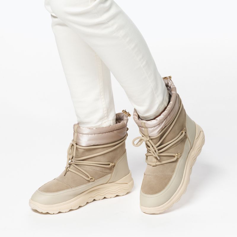Dámské sněhule Geox Spherica™ 4x4 ABX light taupe 9