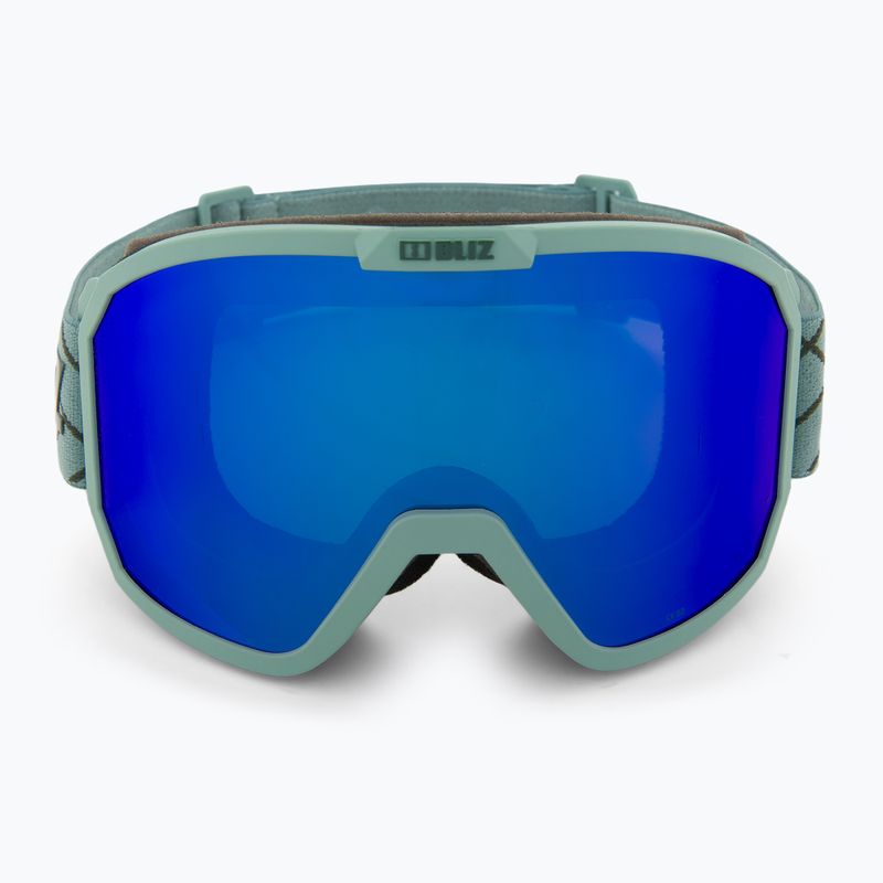 Lyžařské brýle Bliz Rave matt green/brown blue 2