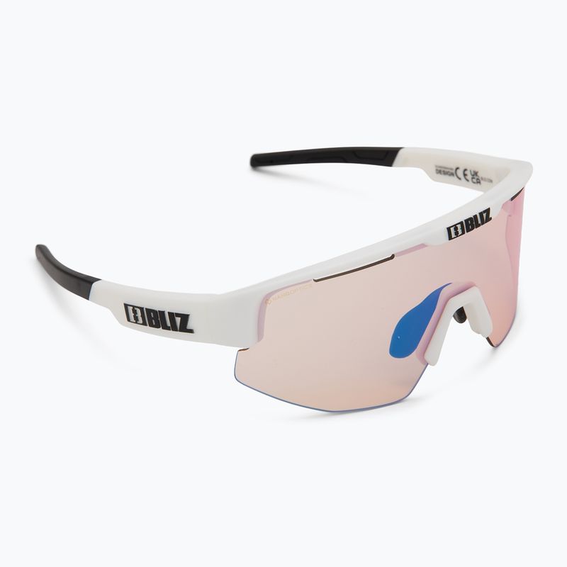 Sluneční brýle Bliz Matrix Small Nano Optics Nordic Light matt white/coral/orange blue