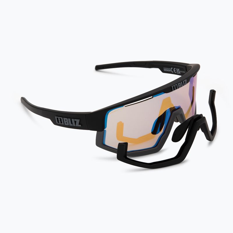 Sluneční brýle Bliz Fusion Small Nano Optics Nordic Light matt black/coral/orange blue