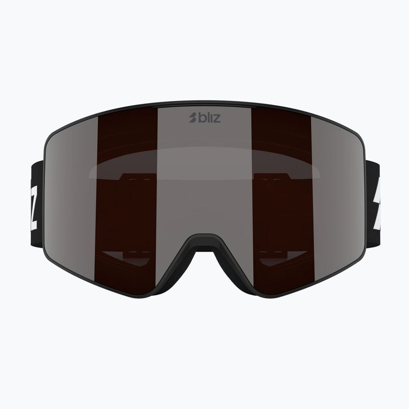 Lyžařské brýle Bliz G001 matte black/orange/silver mirror 6