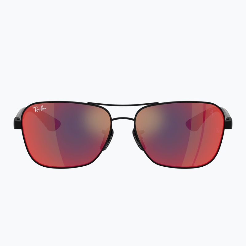 Sluneční brýle Ray-Ban Rb8336M Scuderia matt black/dark grey mirror blue/red 2