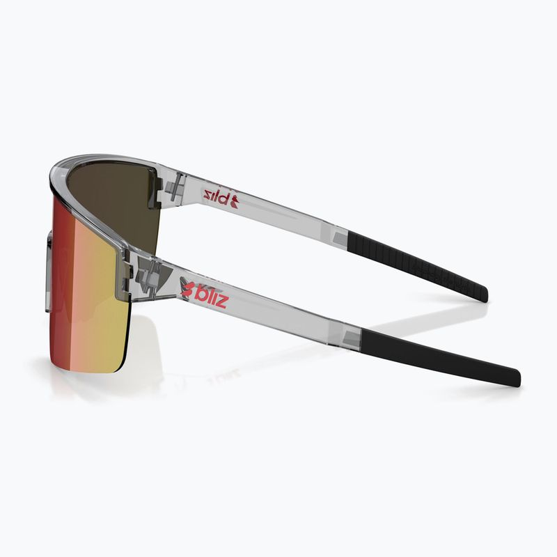 Sluneční brýle Bliz P004 transparent dark grey/brown red multi 4