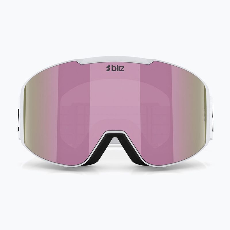Lyžařské brýle Bliz G004 matte white/brown/pink multi 2