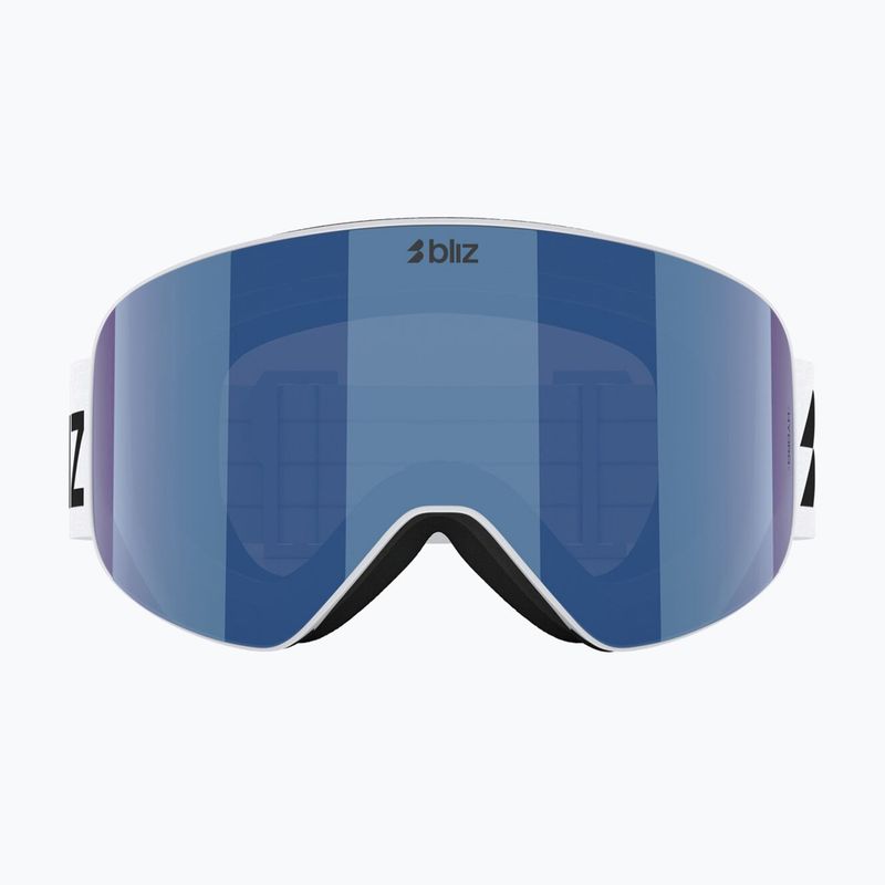 Lyžařské brýle Bliz Flow matte white/brown/blue multi 2