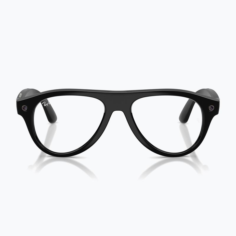 Brýle s kamerou Ray-Ban Meta Aviator shiny black/trs g. green 2