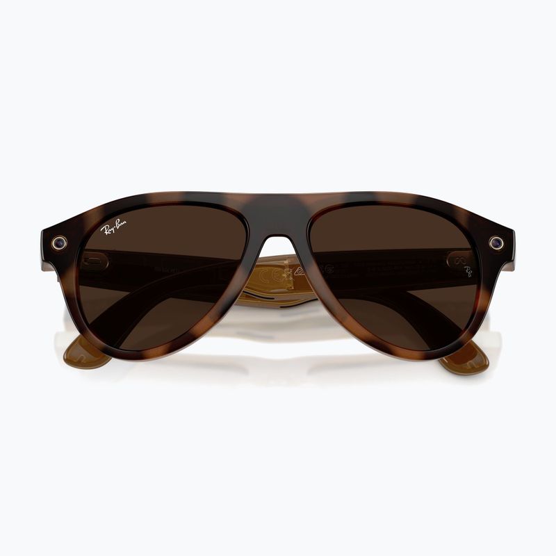 Brýle s kamerou Ray-Ban Meta Aviator havana/trs brown 9