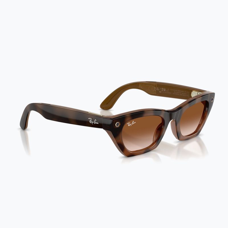 Brýle s kamerou Ray-Ban Meta Zena havana/gradient brown 4