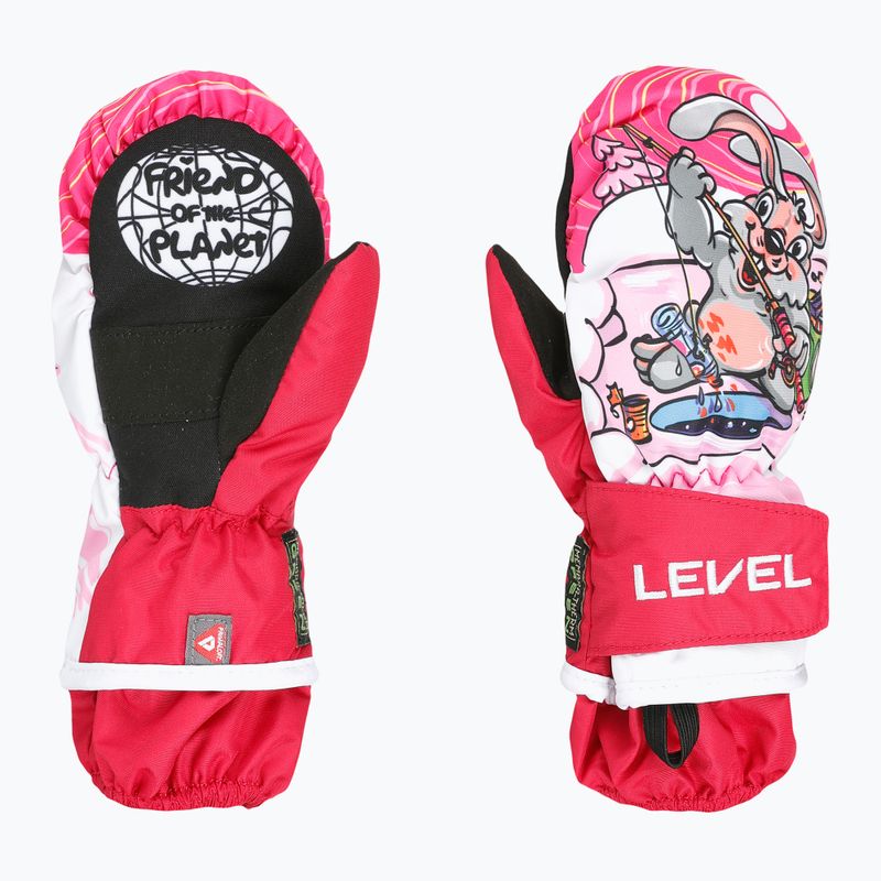 Dětské lyžařské rukavice  Level Animal pk bordeaux 7