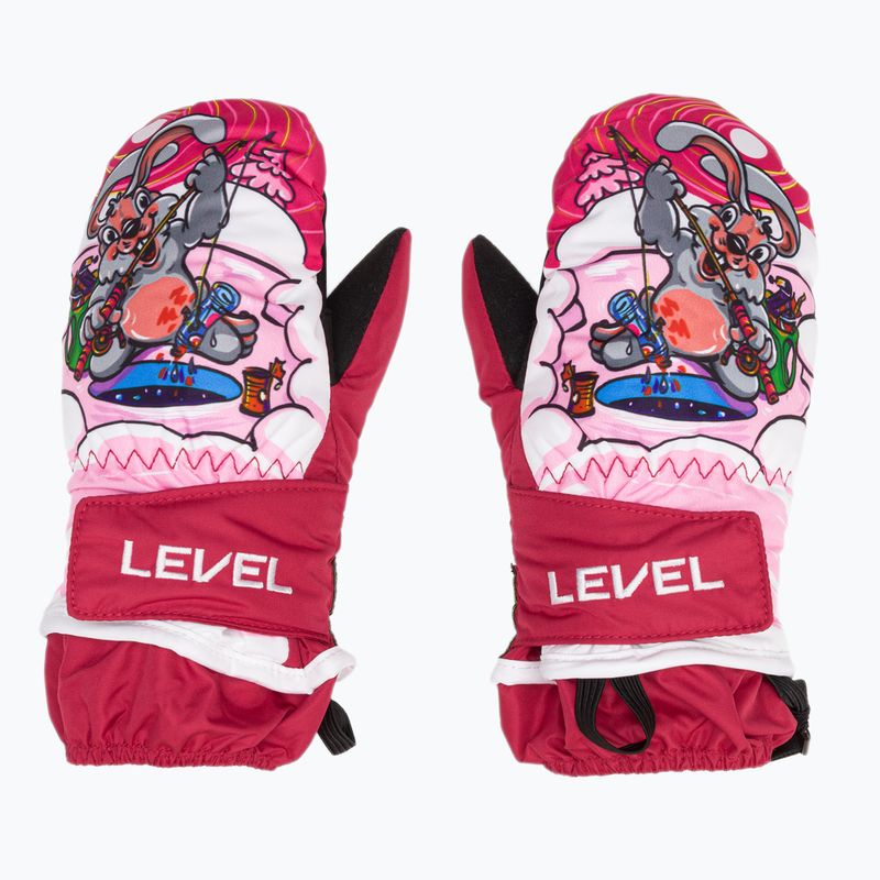 Dětské lyžařské rukavice  Level Animal pk bordeaux 2
