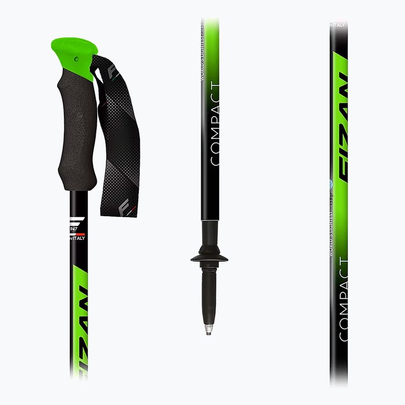 Trekingové hole Fizan Compact green 9