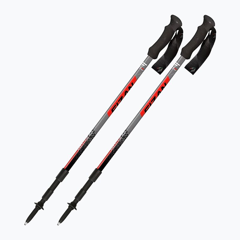 Trekingové hole Fizan Prestige A/S red 8