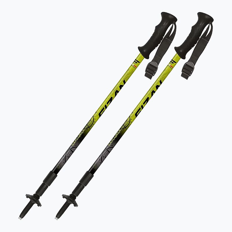Trekingové hole Fizan Explorer lime/gray 8