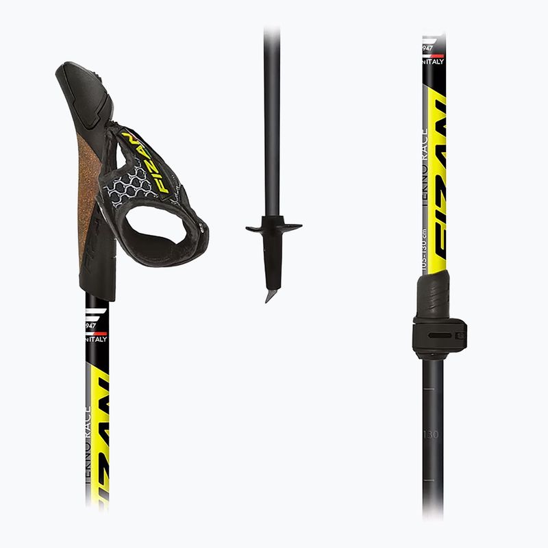 Nordic walking hole Fizan Tekno Race yellow 9