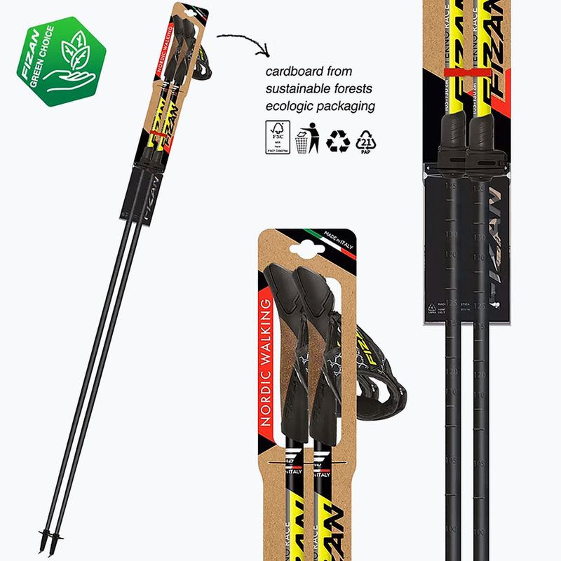 Nordic walking hole Fizan Tekno Race yellow 10