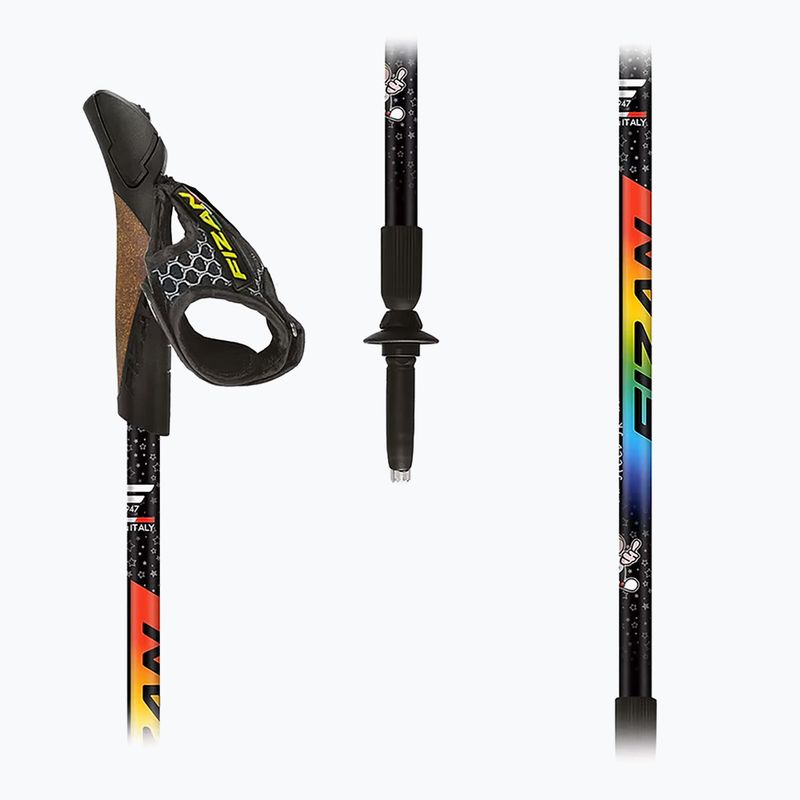 Dětské nordic walking hole Fizan Speed JR rainbow 9