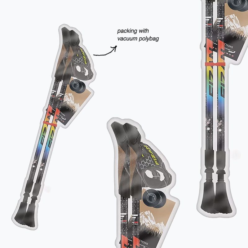 Dětské nordic walking hole Fizan Speed JR rainbow 10