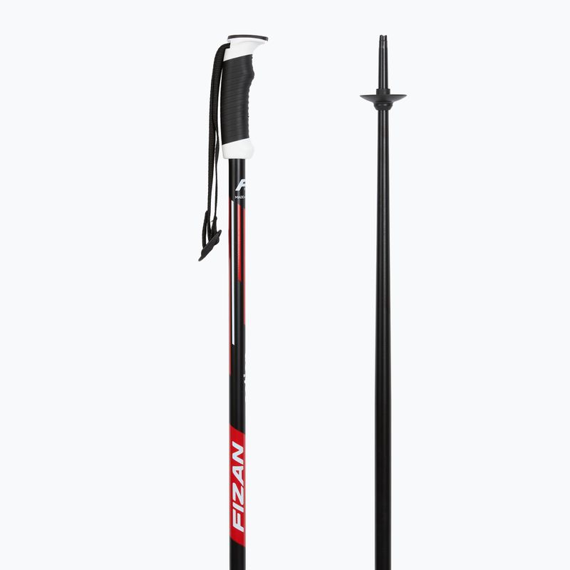 Lyžařské hole Fizan Action Pro red 3