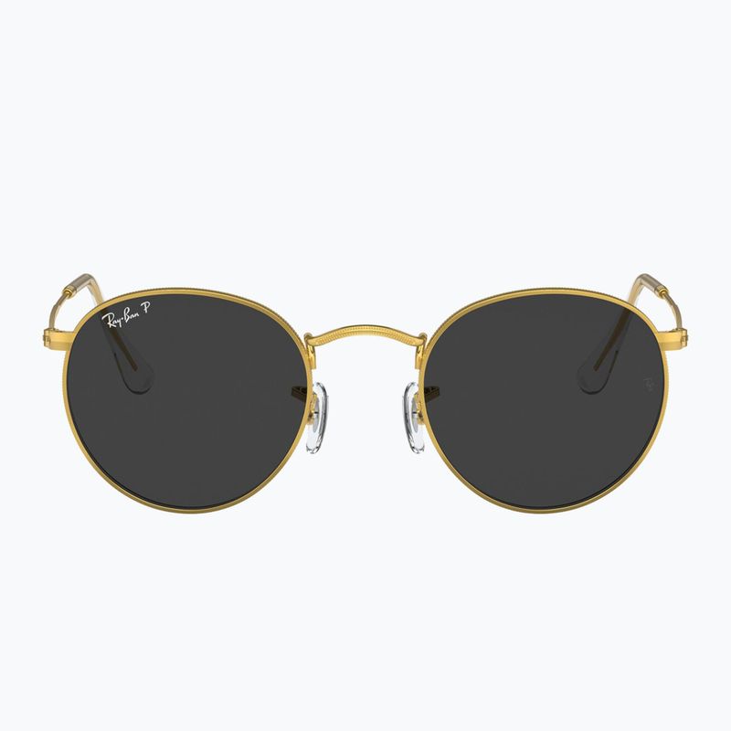 Sluneční brýle Ray-Ban Round Metal gold/black polarized 2