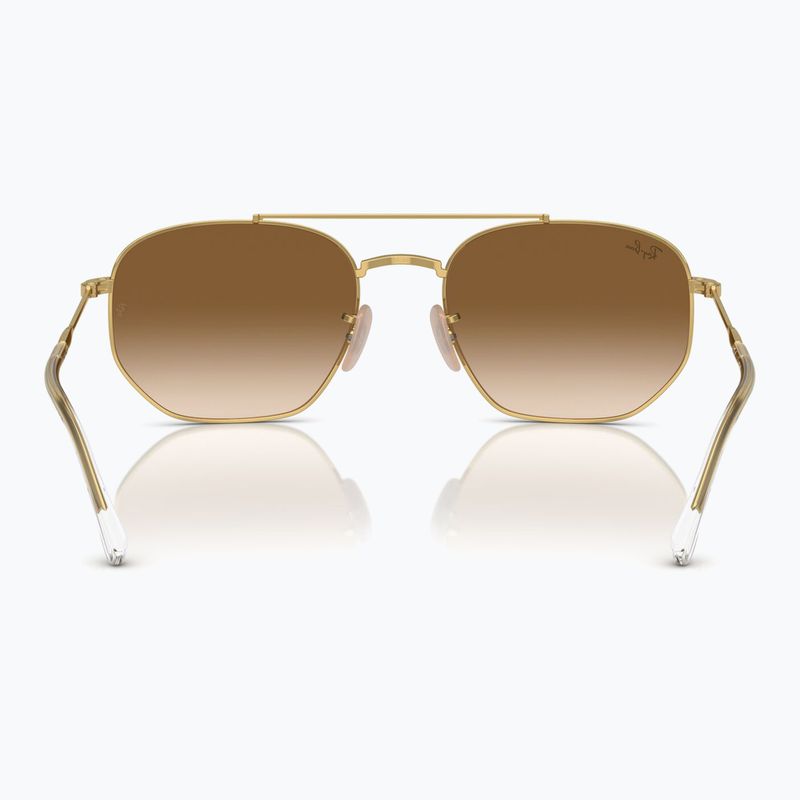 Sluneční brýle Ray-Ban RB3707 Polarized+ Lenses arista gold/brown 5