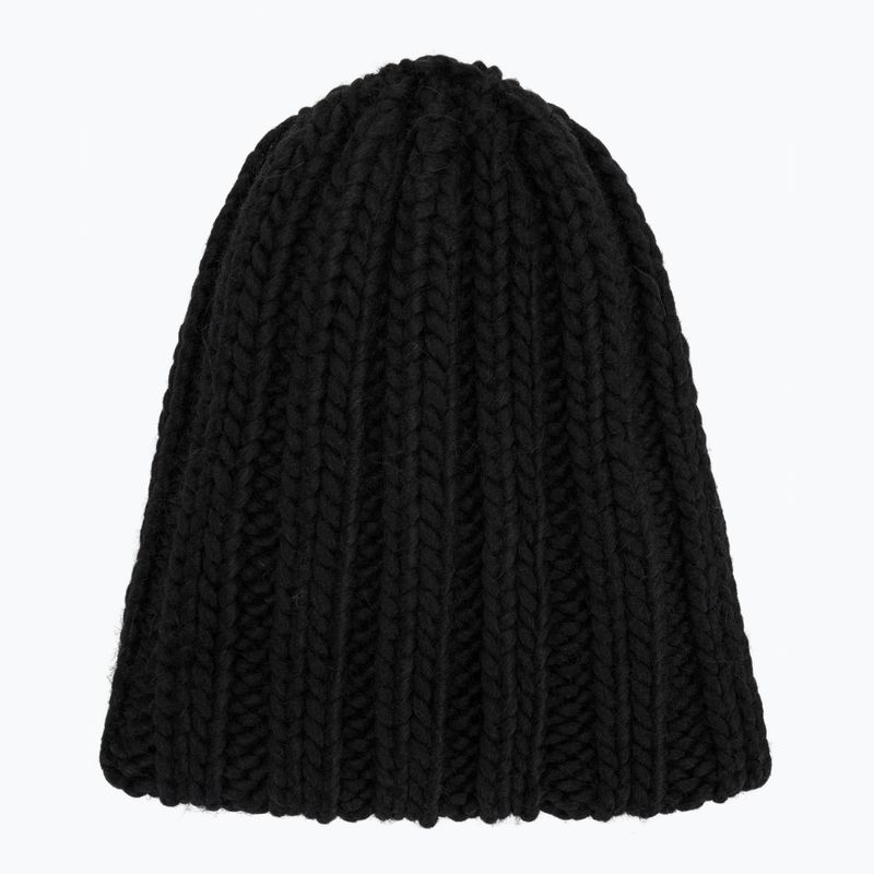 Dámská zimní čepice Woolrich Chunky Beanie 2026 black 4