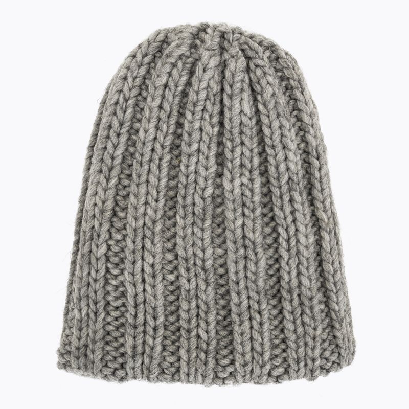 Dámská zimní čepice Woolrich Chunky Beanie light grey melange 4