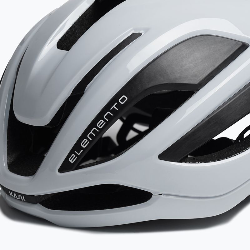 Cyklistická přilba KASK Elemento bílá 9