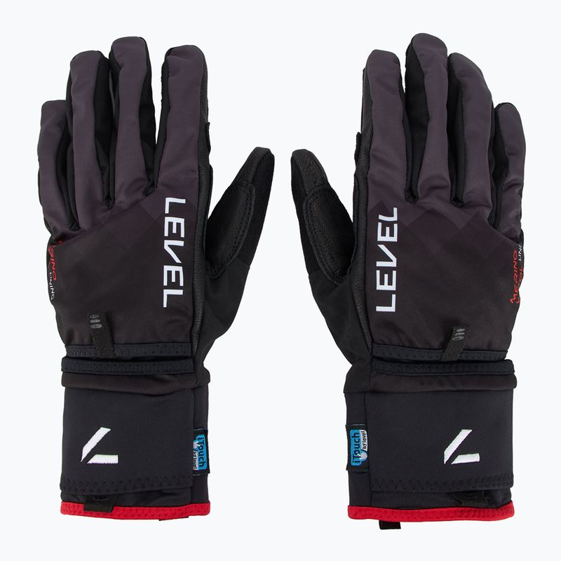 Lyžařské rukavice Level Ski Alper Light black 2