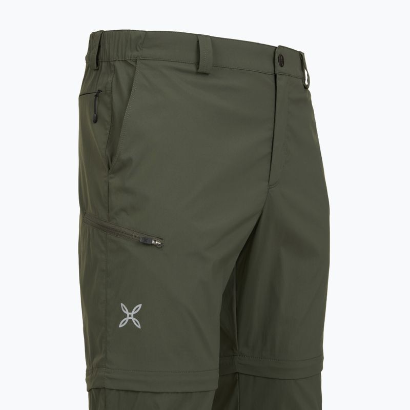 Pánské trekové kalhoty Montura Valbruna Zip Off verde salvia 3