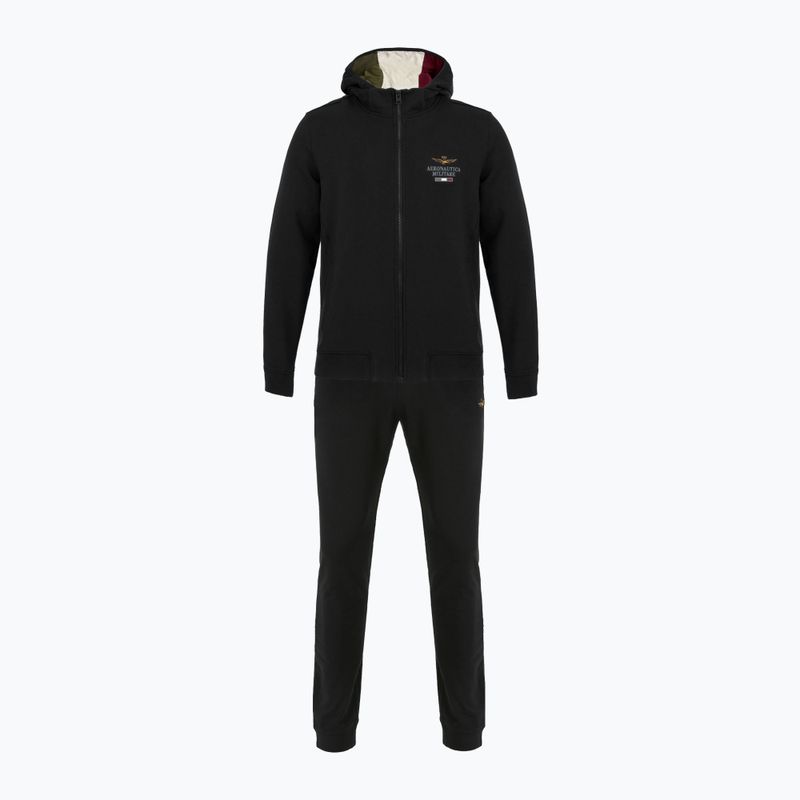 Pánská mikina Aeronautica Militare 252TF0102UF00662 jet black